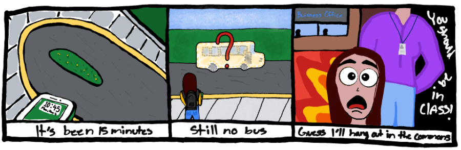 Editorial cartoon: The bus to Shorecrest