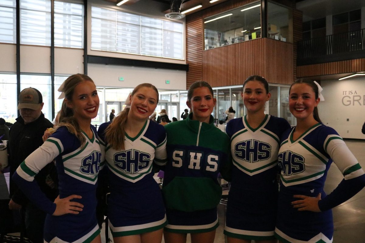 Shorewood Cheer placed third at their first competition at Foster High School on Nov. 23, going against many cheer teams from all over Washington. Led by coach Brianne Sturm, the team also qualified for state.